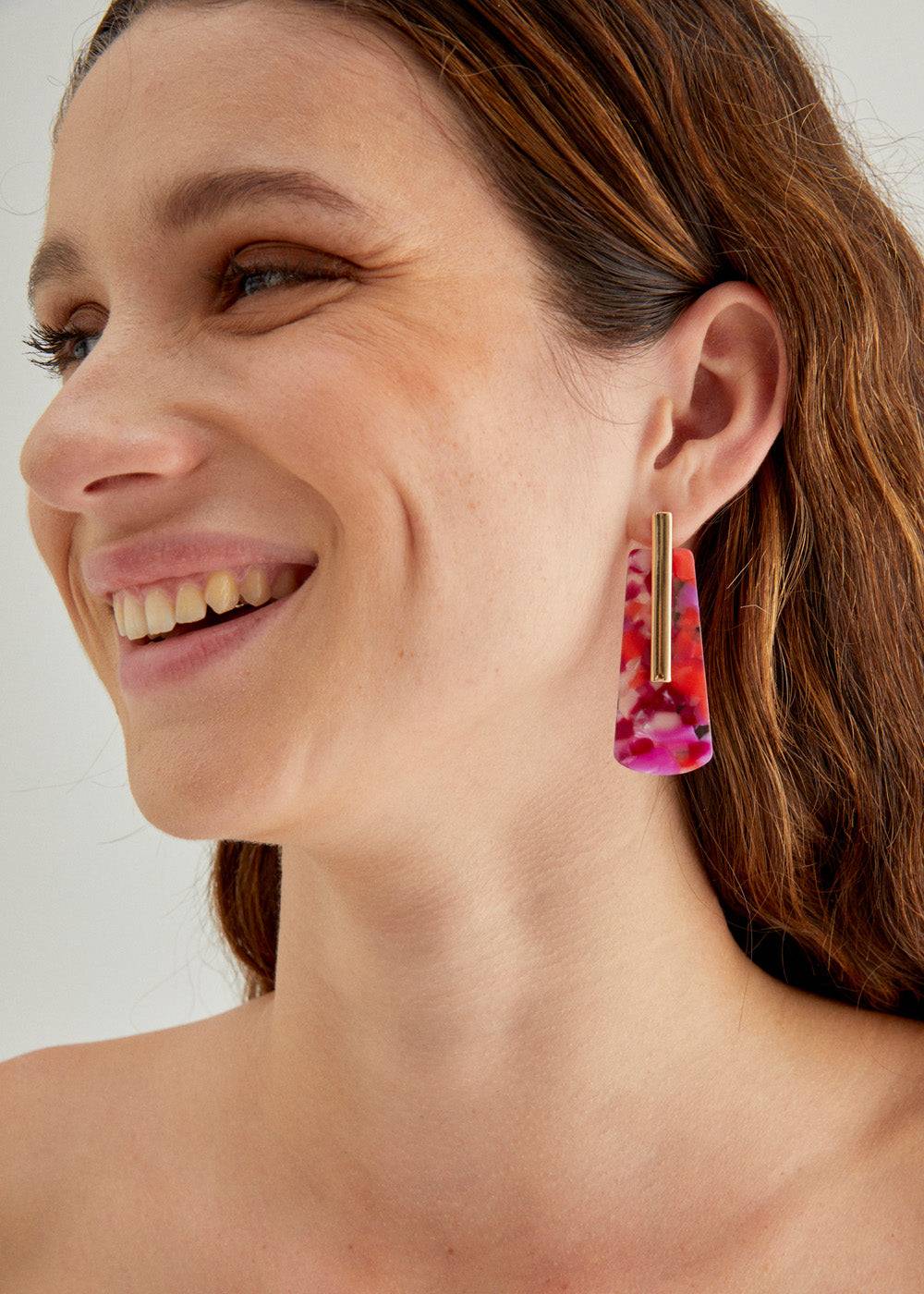 Nalí DIANA EARRINGS IN RESIN + COLORS Novità