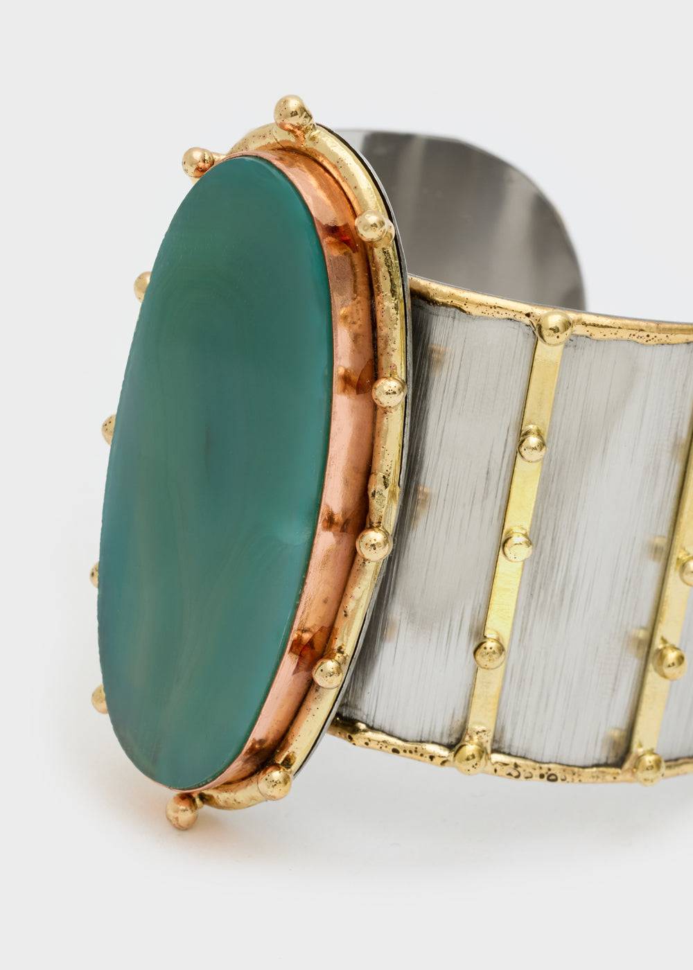 Nalí BANGLE BRACELET W NATURAL STONE + COLORS Hotsell