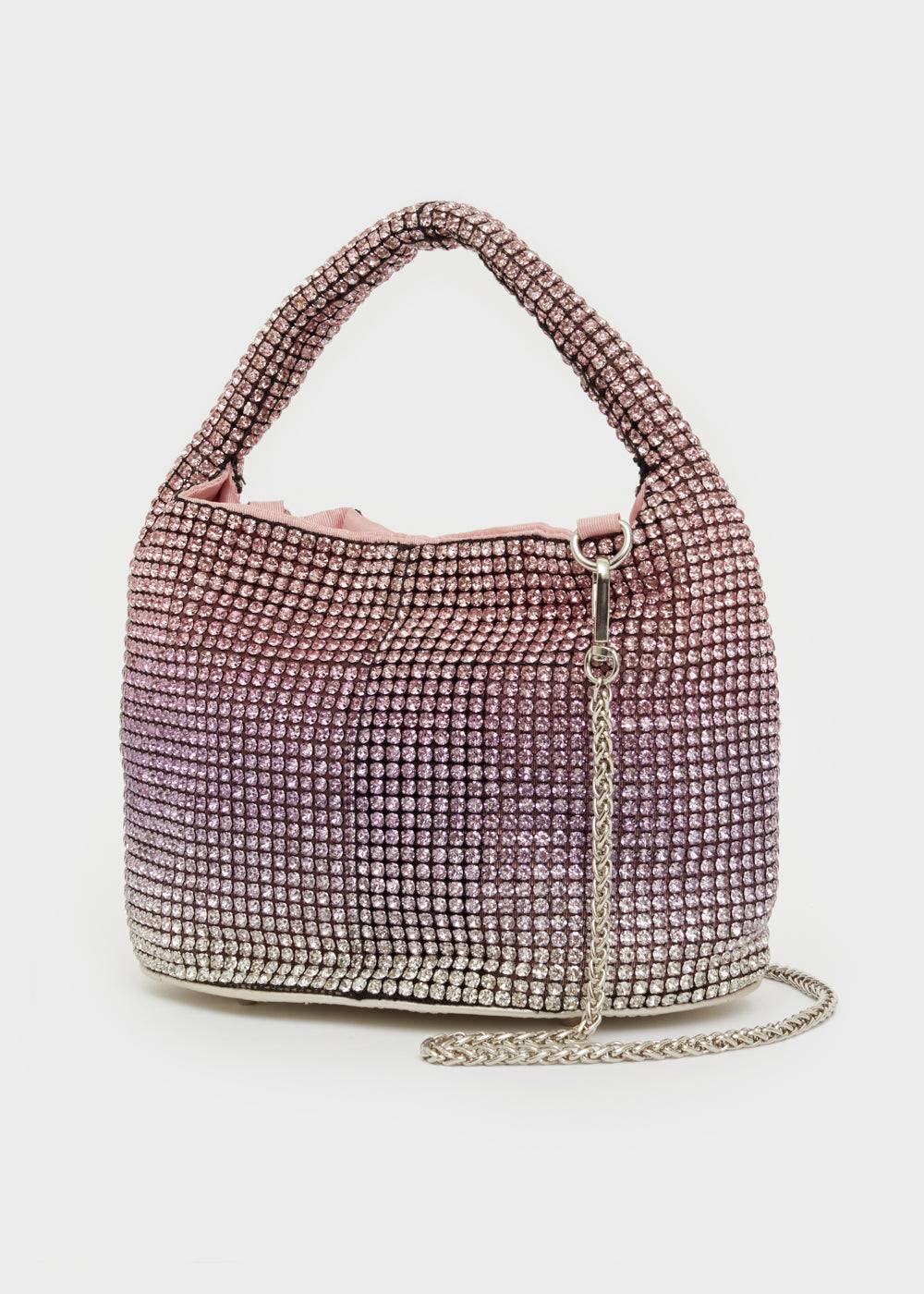 Nalí SHINY SHOULDER BAG W/ STONES + COLORS Black Friday