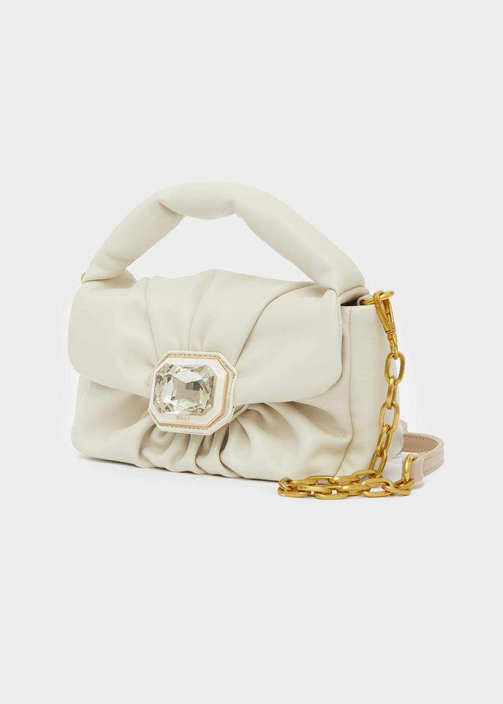 Nalí MILU' BAG W/ STONE CLOSURE + COLORS Consegna Veloce