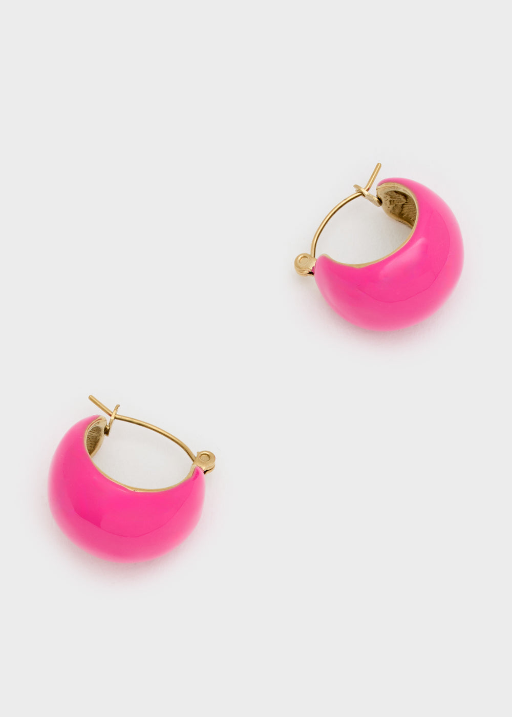Nalí BECCA ENAMEL EARRINGS S.STEEL + COLORS Novità