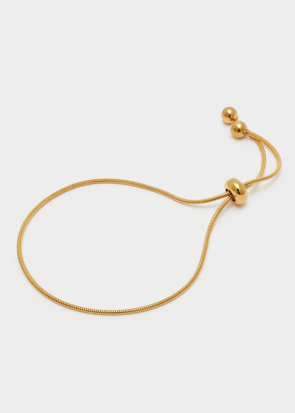 Nalí THIN ADJUSTABLE GOLD BRACELET Economico