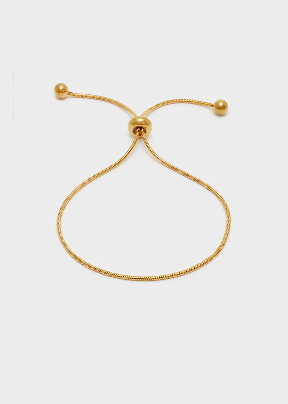 Nalí THIN ADJUSTABLE GOLD BRACELET Economico