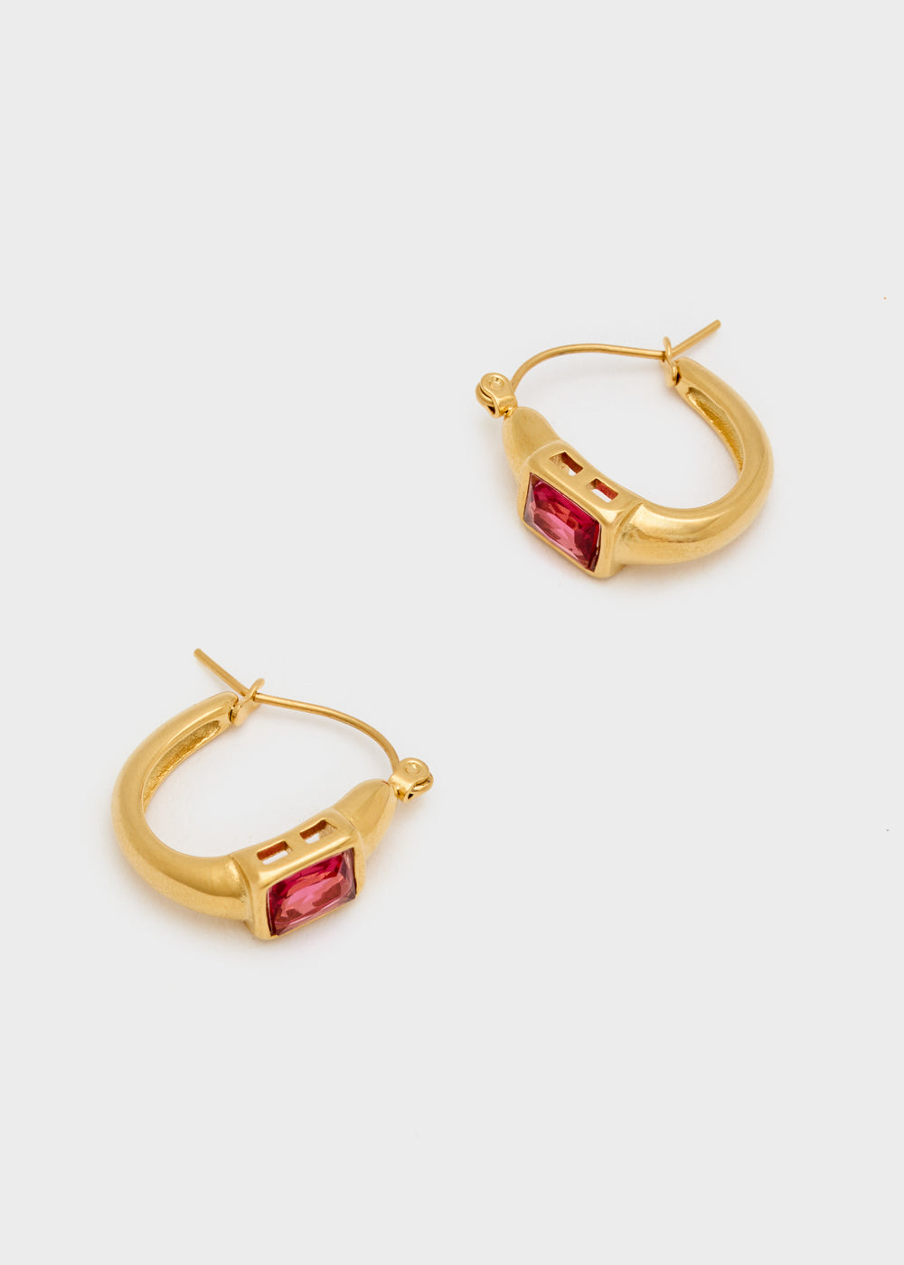 Nalí MILLY HOOP EARRINGS S. STEEL + COLORS Outlet