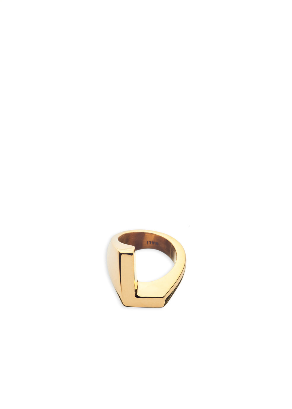 Nalí CHUNKY GOLD RING LETTER SIZE II + LETTERS Nuova