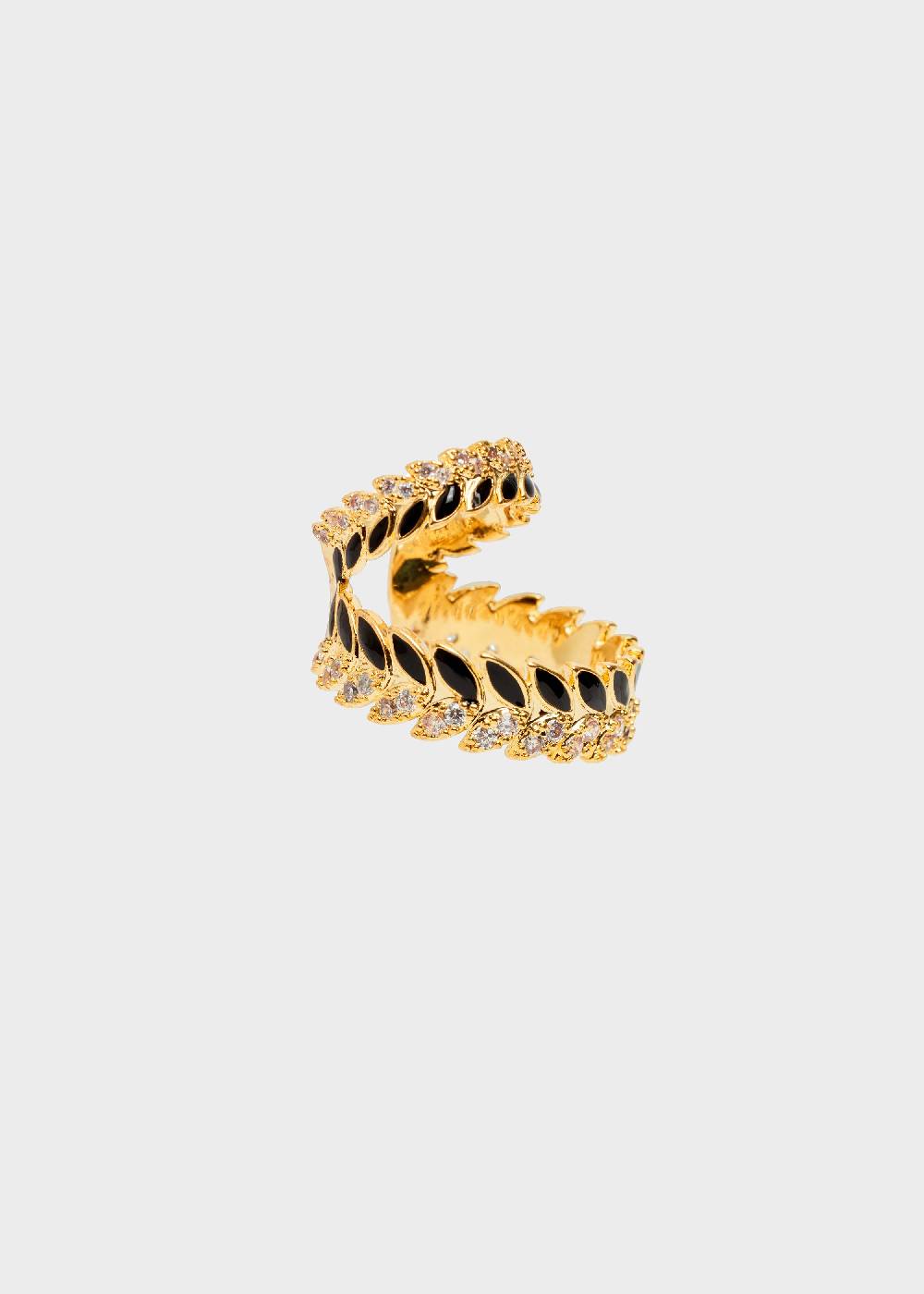 Nalí 14K GOLD PLATED ENAMEL EARCUFF Vendita