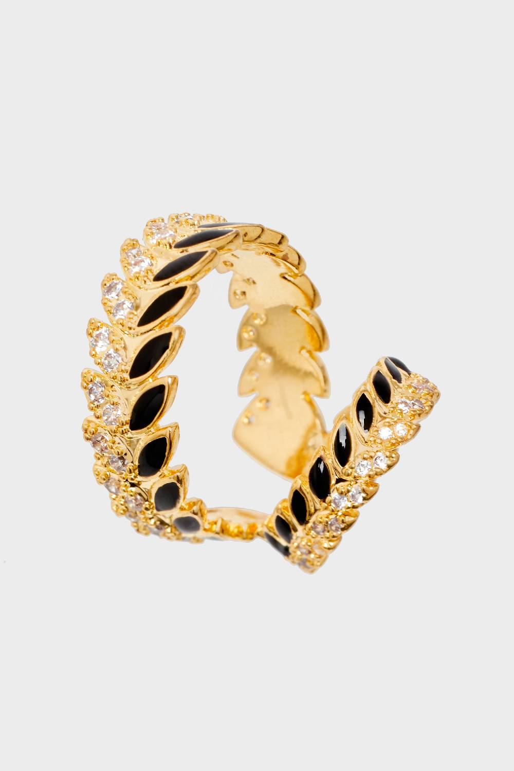 Nalí 14K GOLD PLATED ENAMEL EARCUFF Vendita