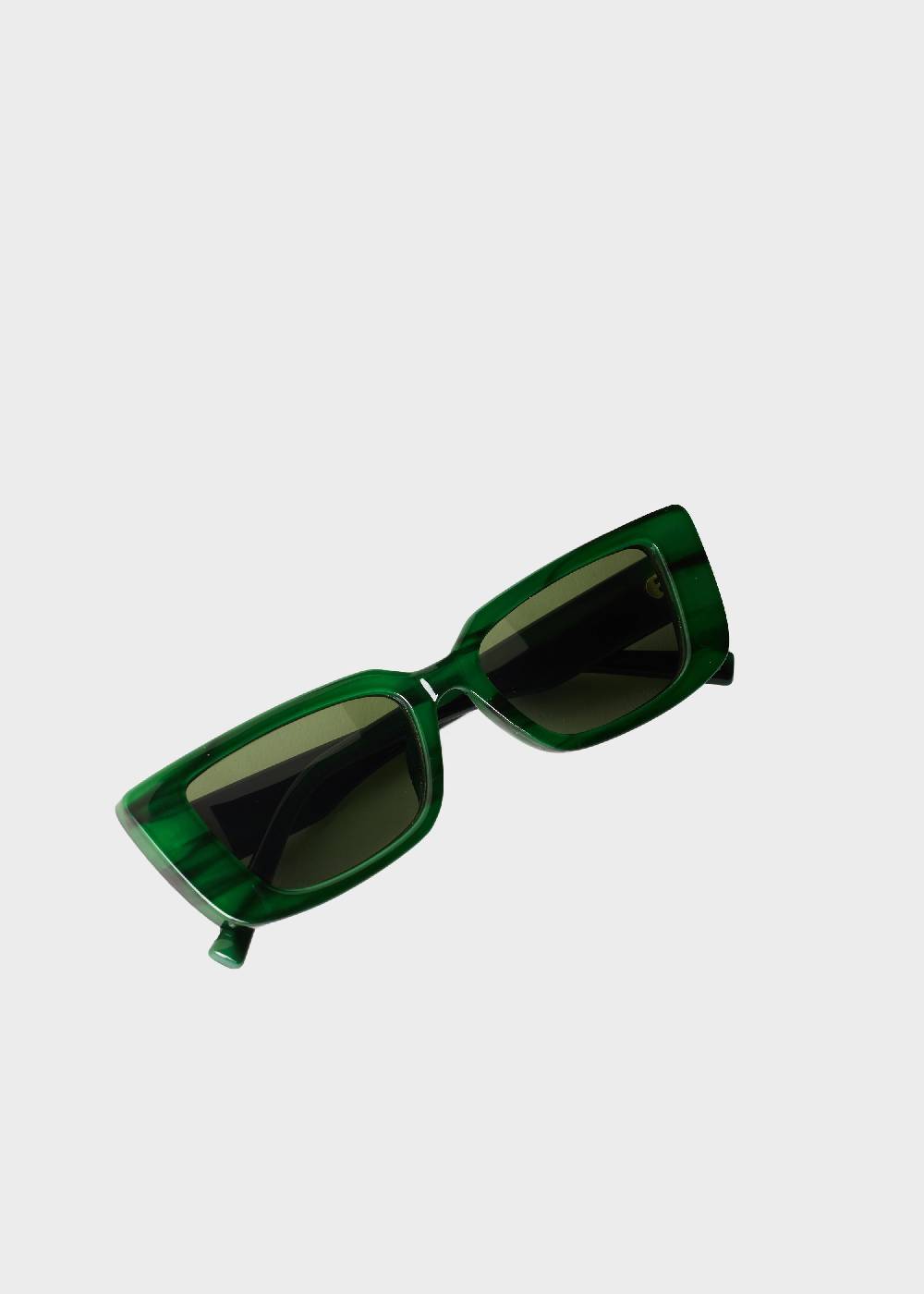 Nalí LENA RECTANGULAR GREEN SUNGLASSES Novità