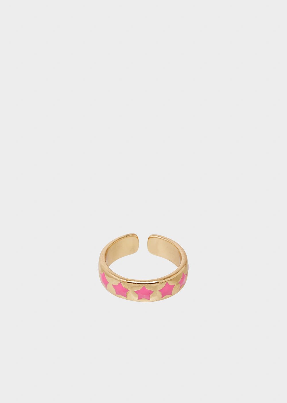Nalí SUMMY ADJUSTABLE RING W/ PINK STARS Hotsell