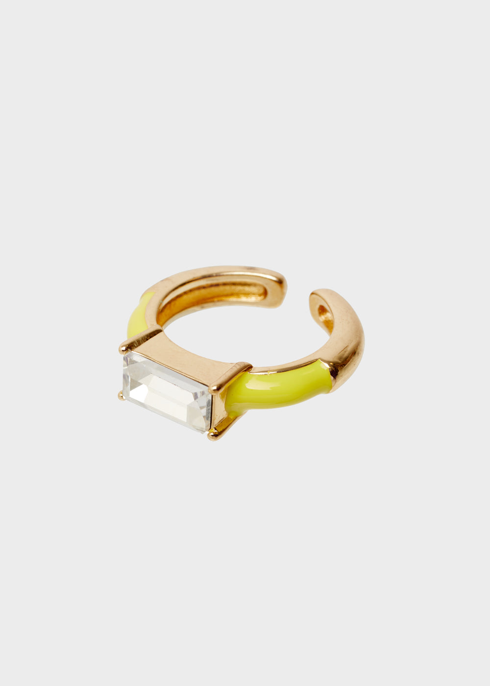 Nalí GLORIA ADJUSTABLE YELLOW RING W/ STONE Vendita Calda
