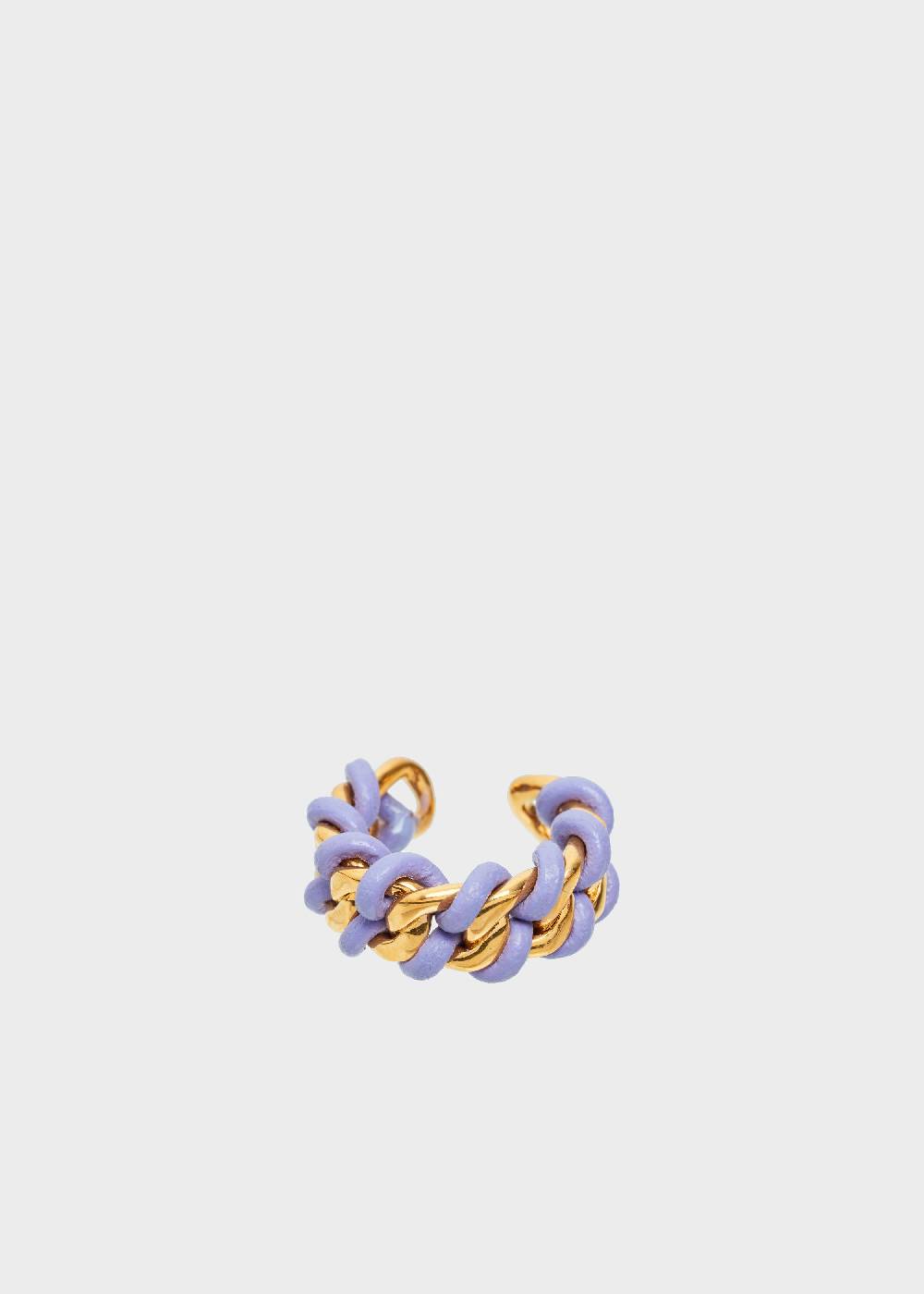 Nalí LYNDIS GROUMETTE RING IN GOLD AND LILAC Negozio