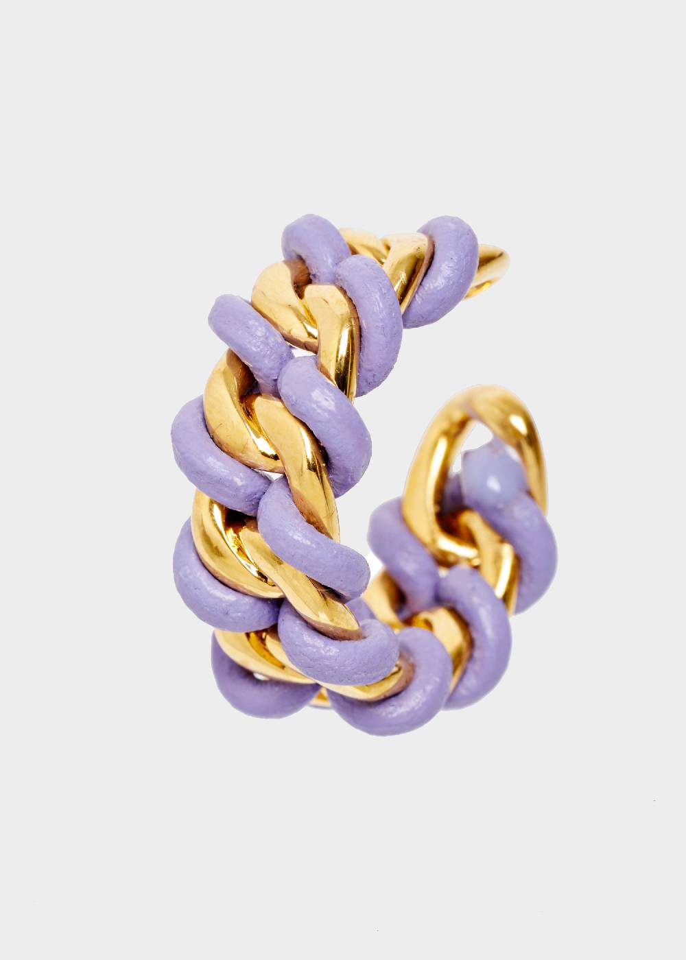 Nalí LYNDIS GROUMETTE RING IN GOLD AND LILAC Negozio