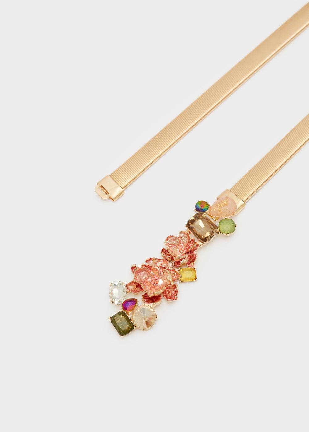 Nalí CARLA ELASTIC BET W/ FLOWERS+ STONE + COLORS Italy