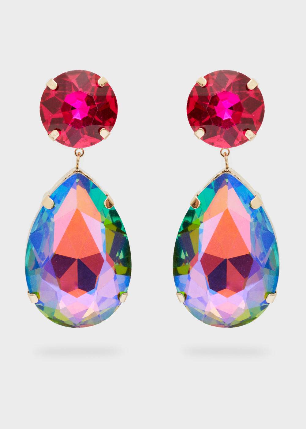 Nalí HYSA TEARDROP EARRINGS STONE + COLORS Qualità