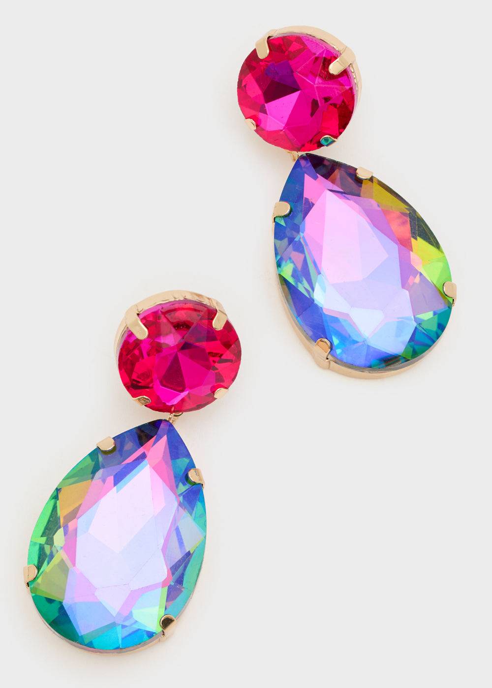 Nalí HYSA TEARDROP EARRINGS STONE + COLORS Qualità