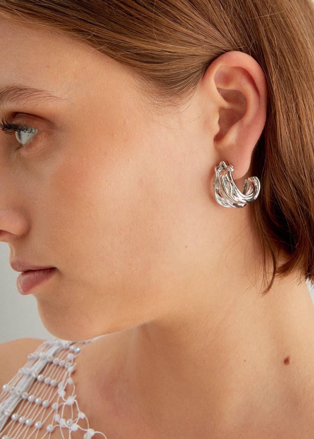 Nalí MEDEA 14KT HOOP EARRINGS + COLORS Qualità Garantita