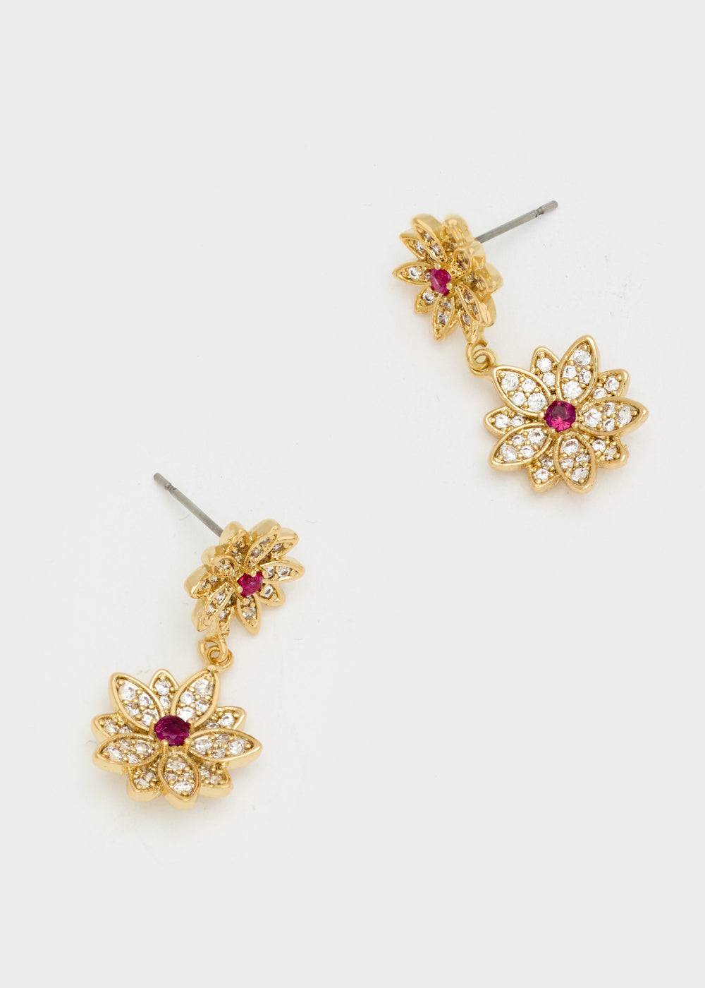 Nalí BOUQUET EARRINGS W/ STONES + COLORS Consegna Veloce