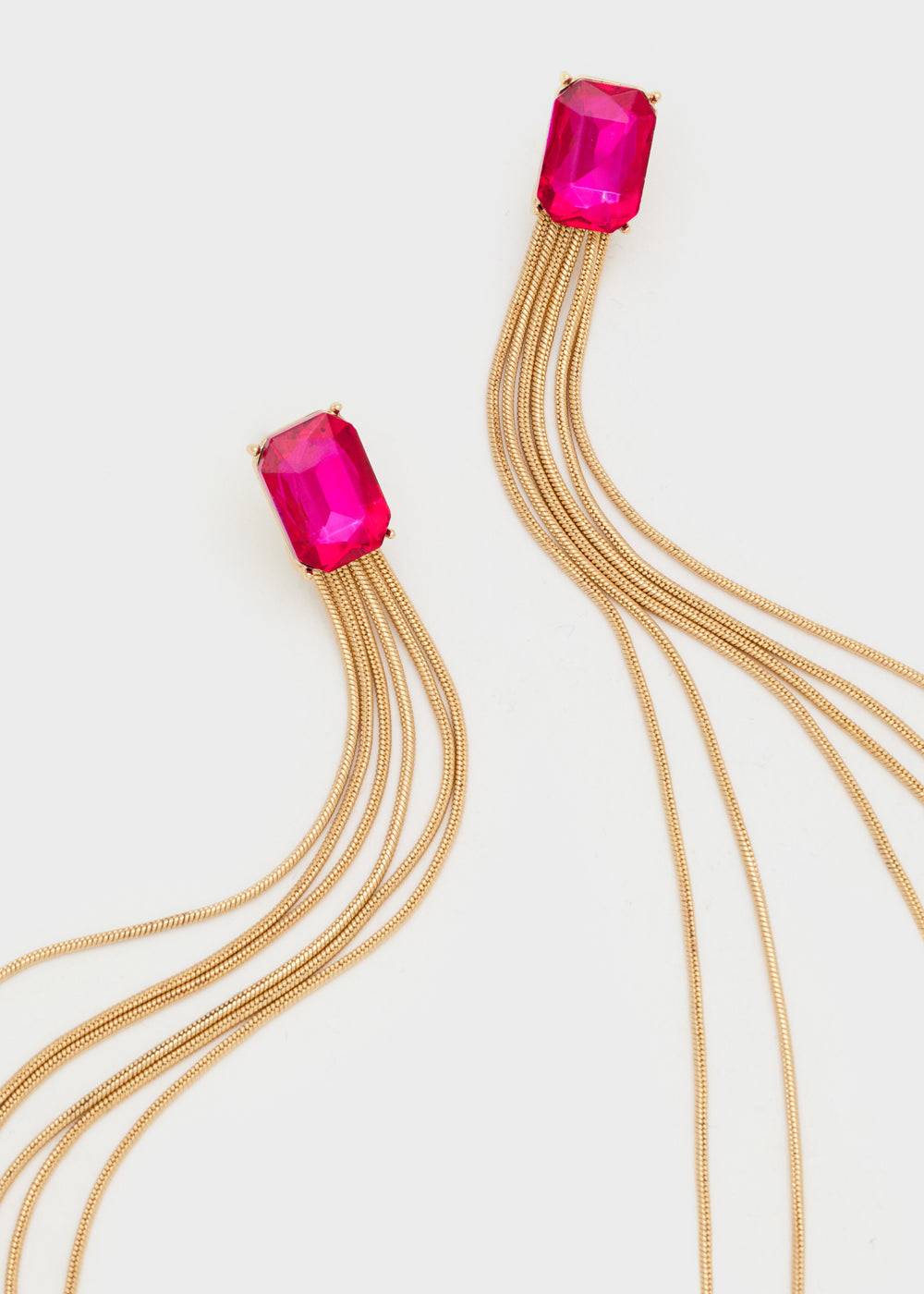 Nalí GIRLY LONG EARRINGS W/ STONE + COLORS Affare Del Giorno