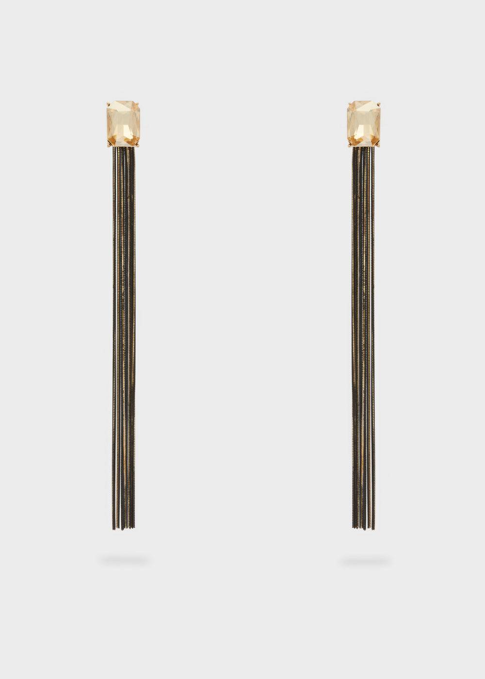 Nalí GIRLY LONG EARRINGS W/ STONE + COLORS Affare Del Giorno