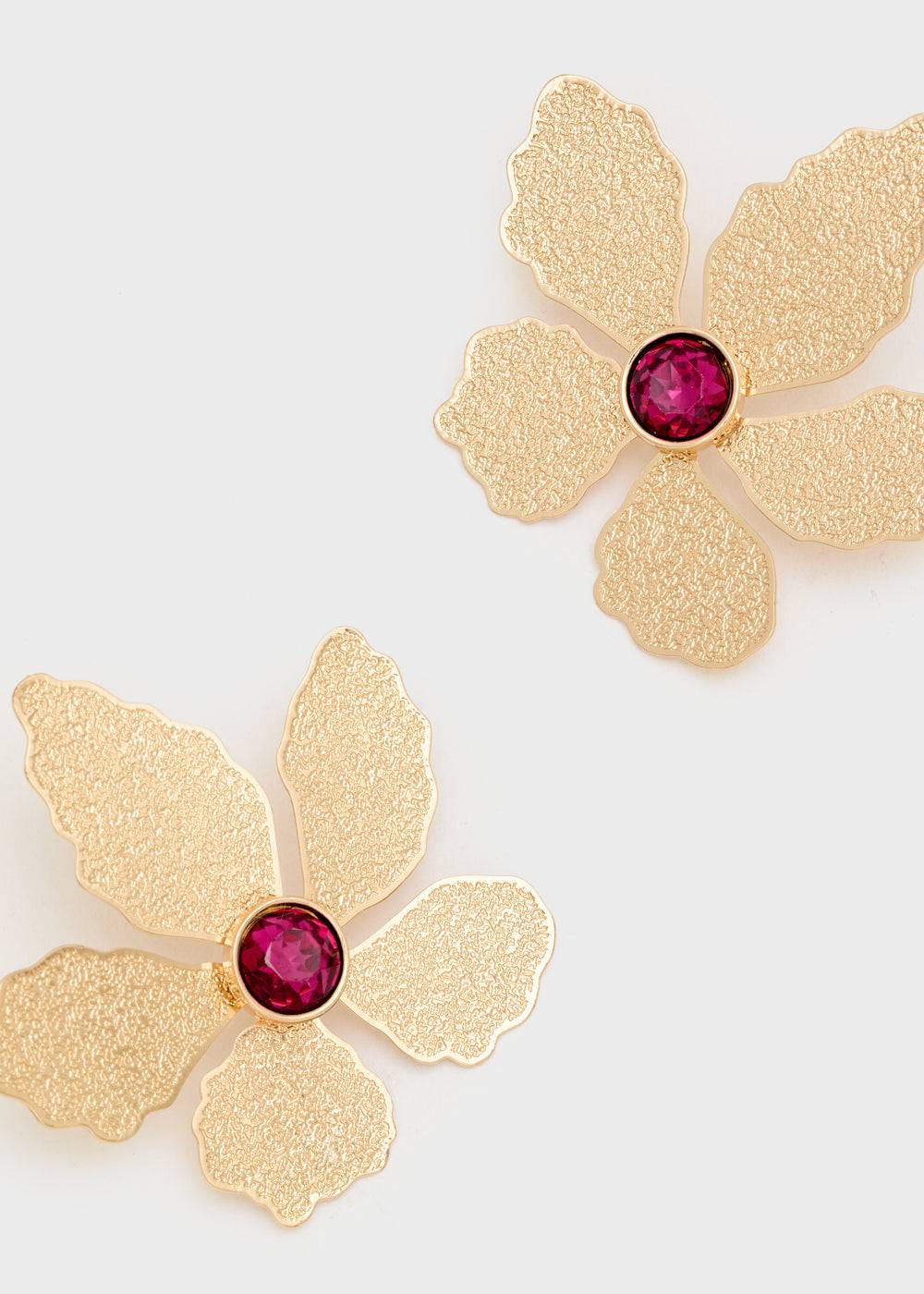 Nalí NICOLE FLOWER EARRINGS W/ STONE + COLORS Prezzo Ridotto