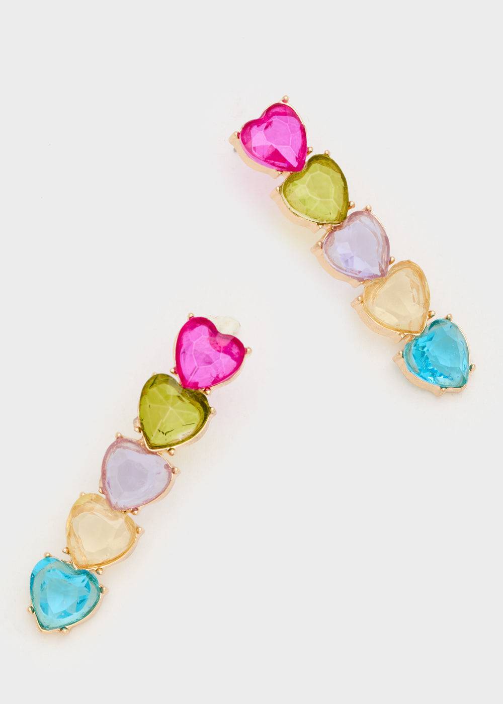 Nalí HEAR EARRINGS W/ STONES + COLORS Sconto
