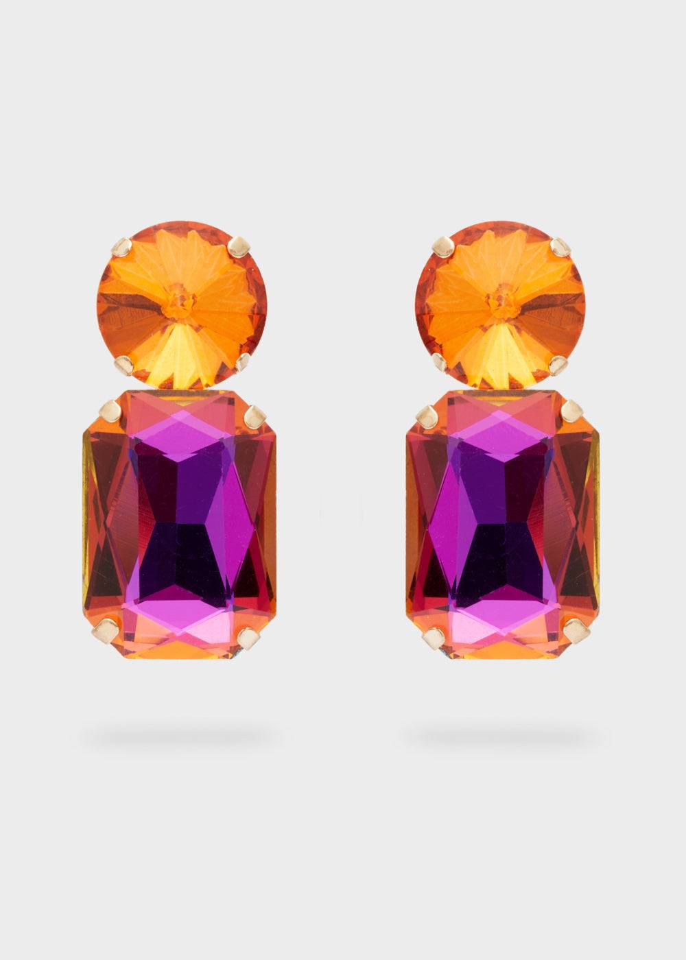 Nalí CINCIN CLIP EARRINGS W/ STONES + COLORS Offerta