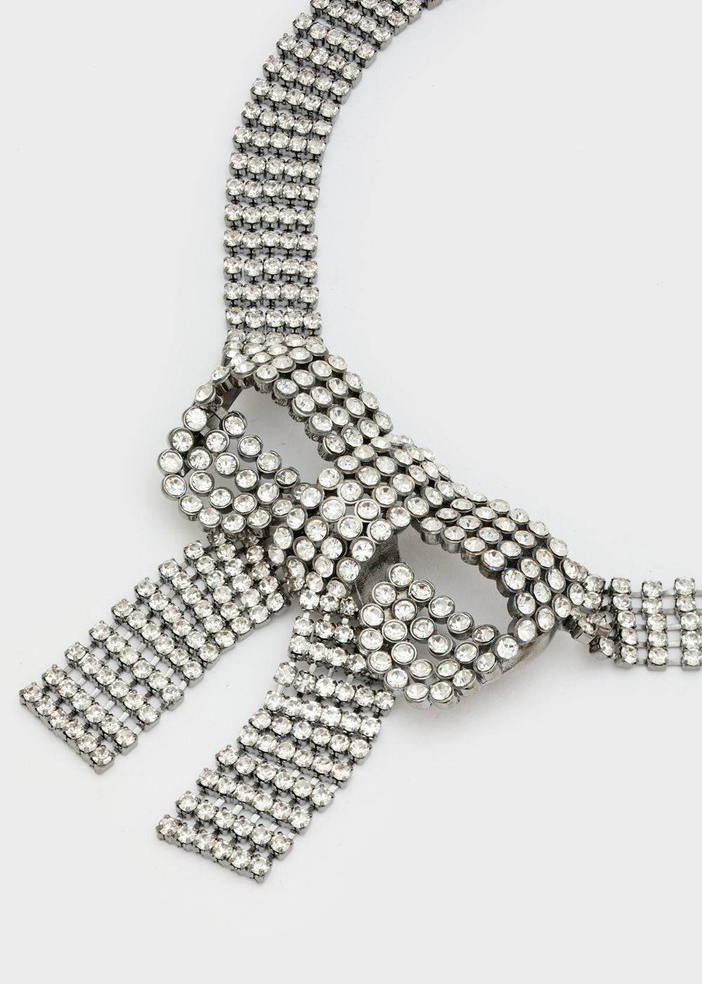 Nalí NECKLACE W/ BOW + STONES + COLORS In Vendita