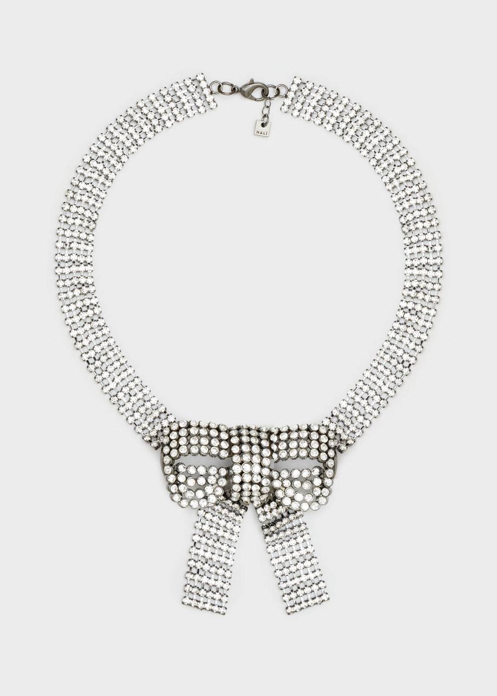 Nalí NECKLACE W/ BOW + STONES + COLORS In Vendita