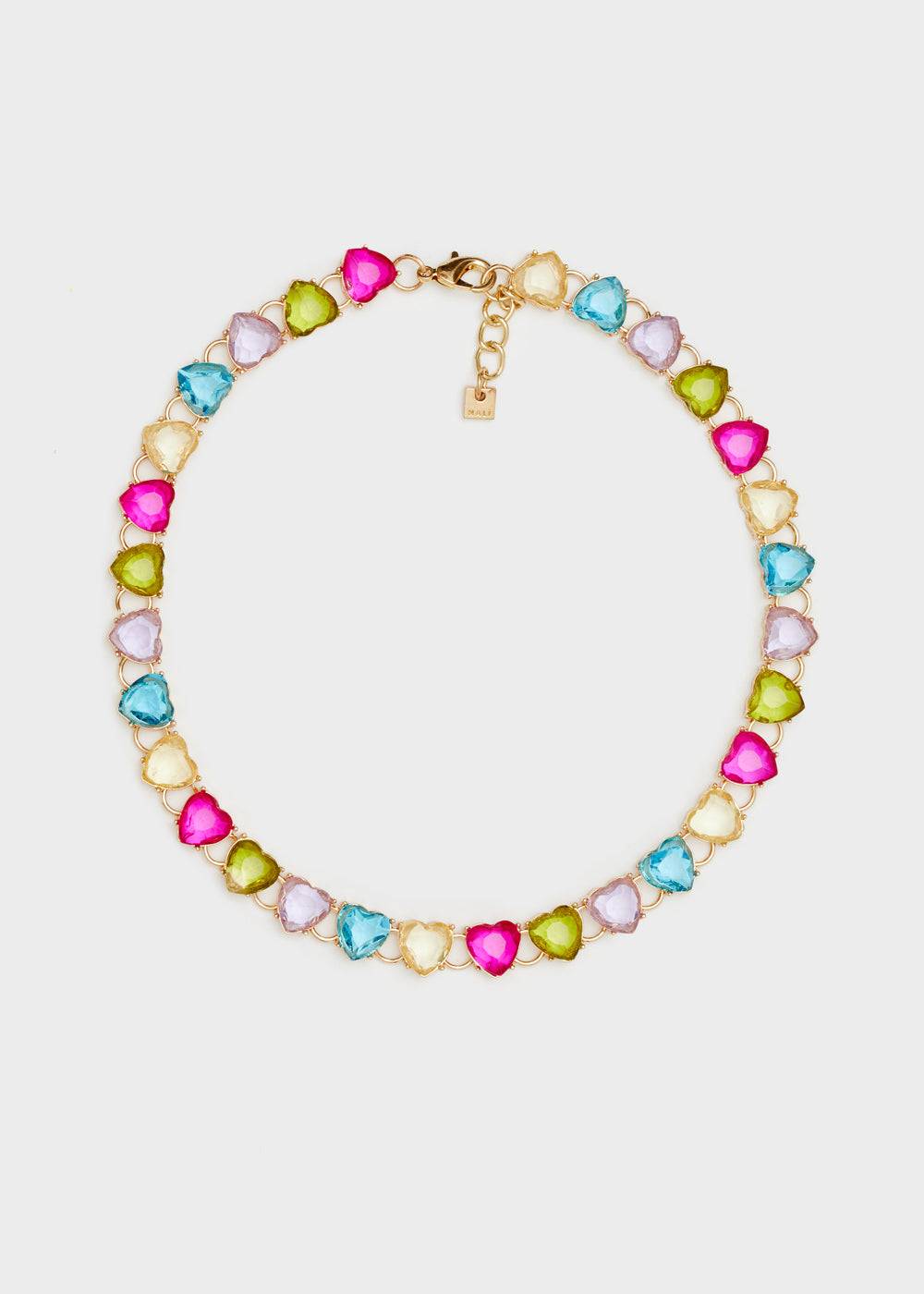 Nalí HEART NECKLACE W/ STONES + COLORS Offerte