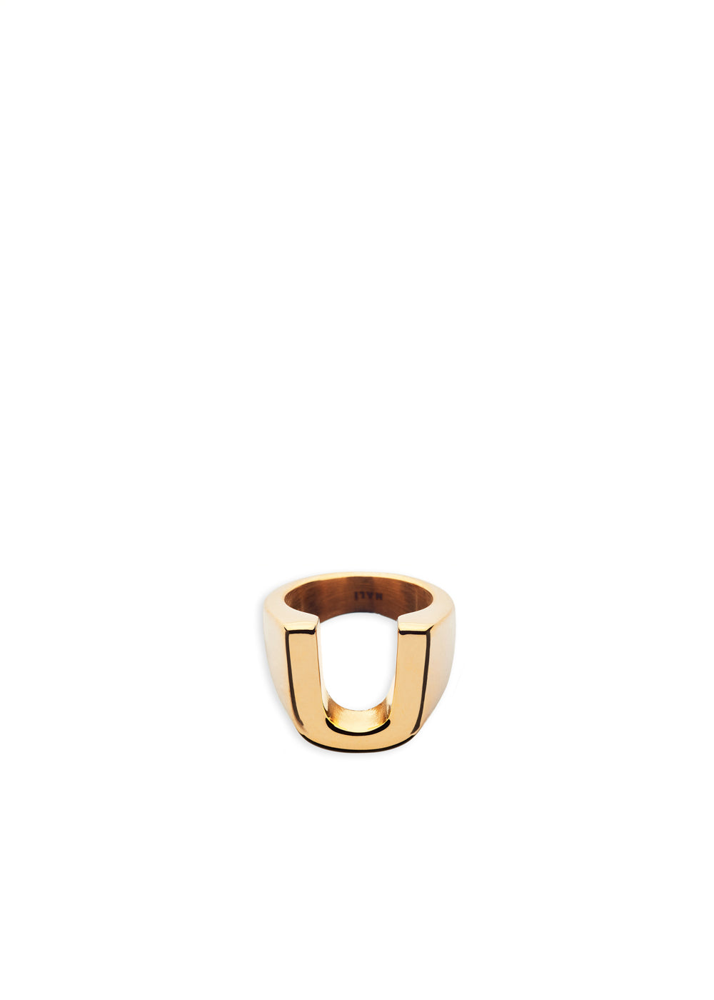 Nalí CHUNKY GOLD RING LETTER + LETTERS Vendita Calda