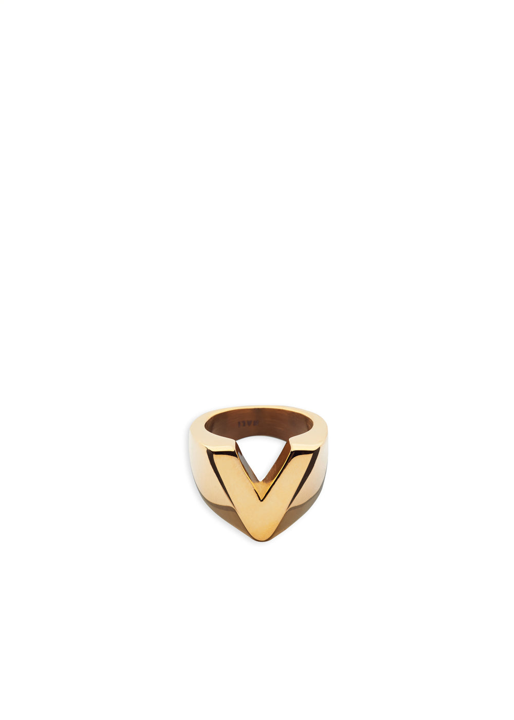 Nalí CHUNKY GOLD RING LETTER + LETTERS Vendita Calda