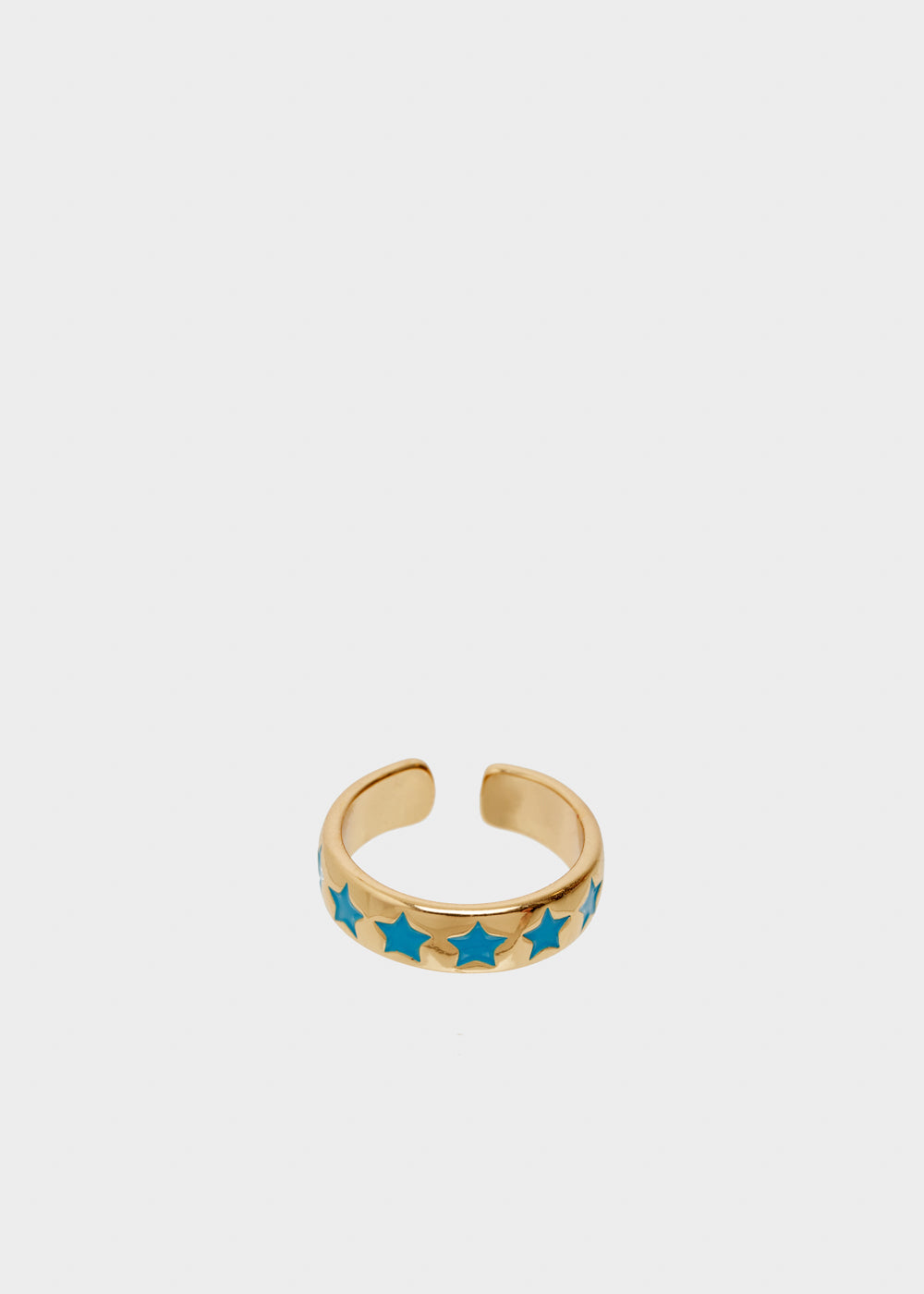 Nalí SUMMY ADJUSTABLE RING W/ BLUE STARS Vendita Economica