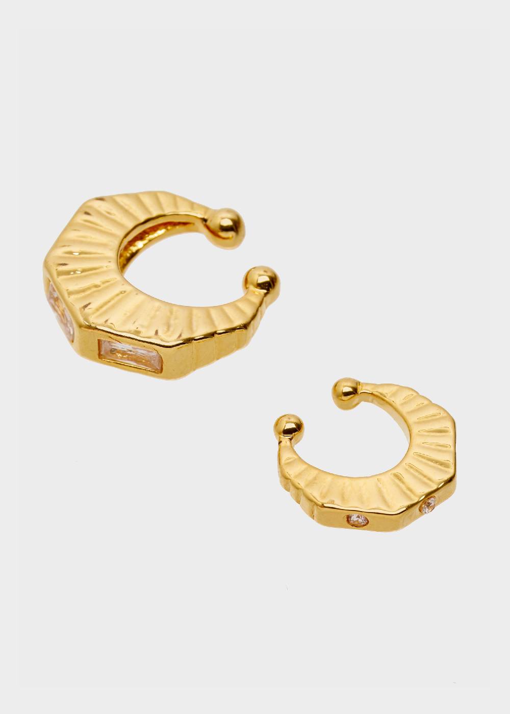 Nalí GOLD EARCUFF WITH ZIRCONS In Saldo