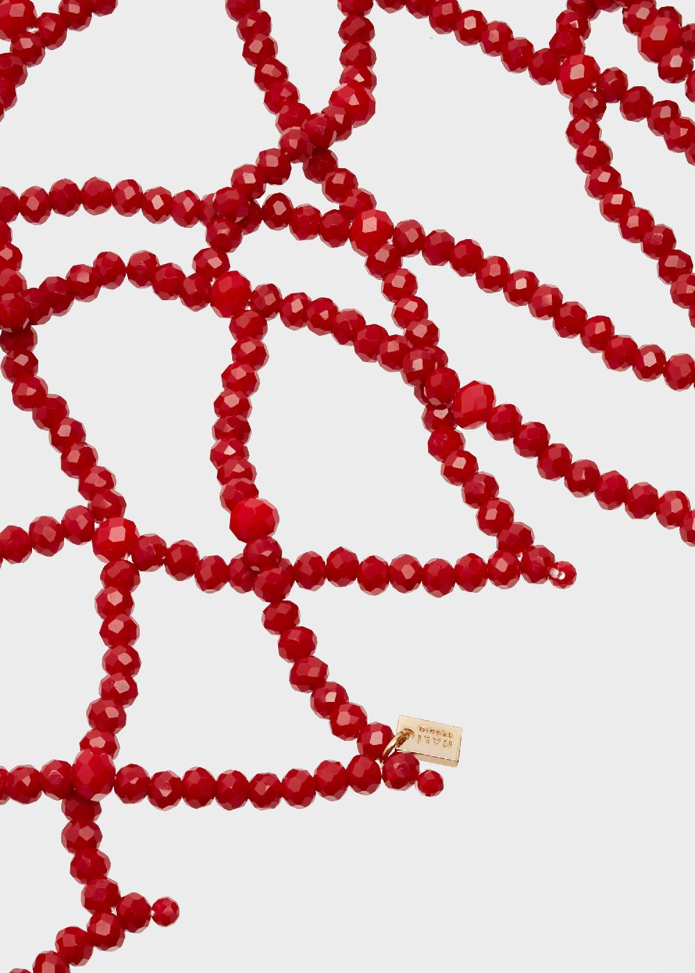 Nalí SISSI BODYCHAIN WITH RED BEADS Qualità