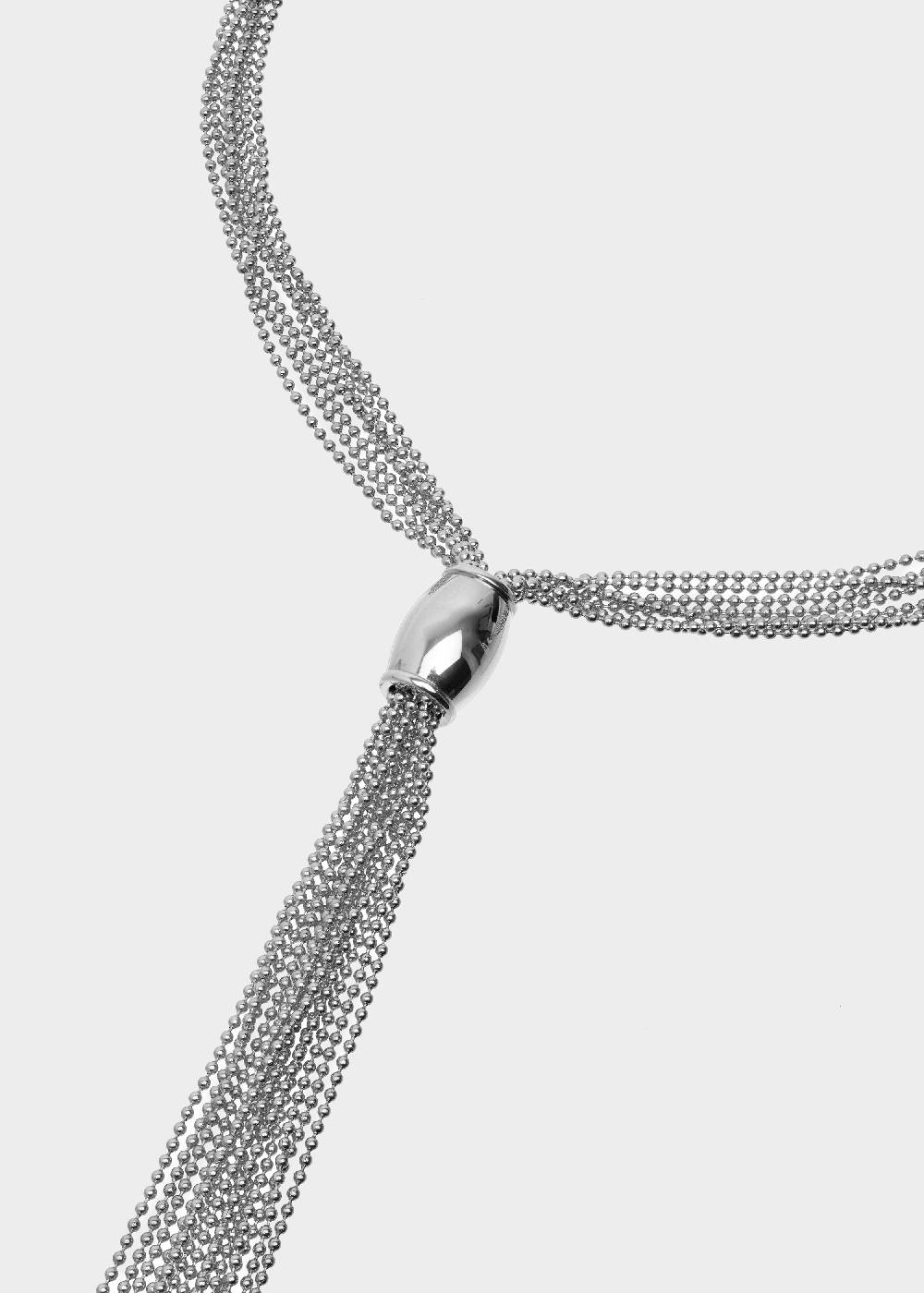Nalí STAIN. STEEL SISSI CHAIN NECKLACE IN SILVER Negozi Online