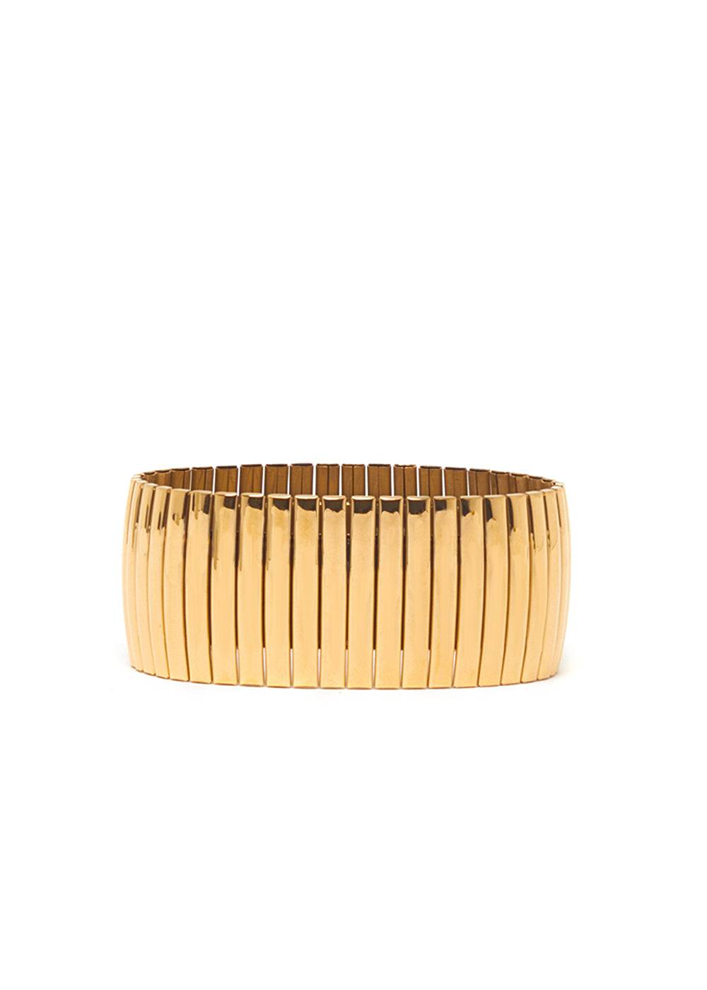 Nalí JARA ELASTIC BRACELET IN GOLD STAINLESS STEEL Promozione Limitata