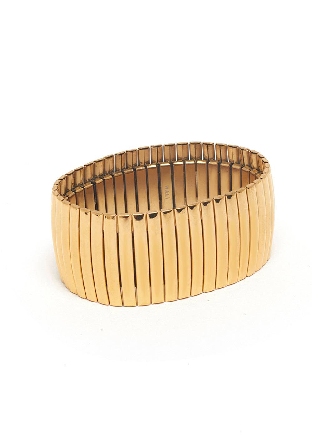 Nalí JARA ELASTIC BRACELET IN GOLD STAINLESS STEEL Promozione Limitata
