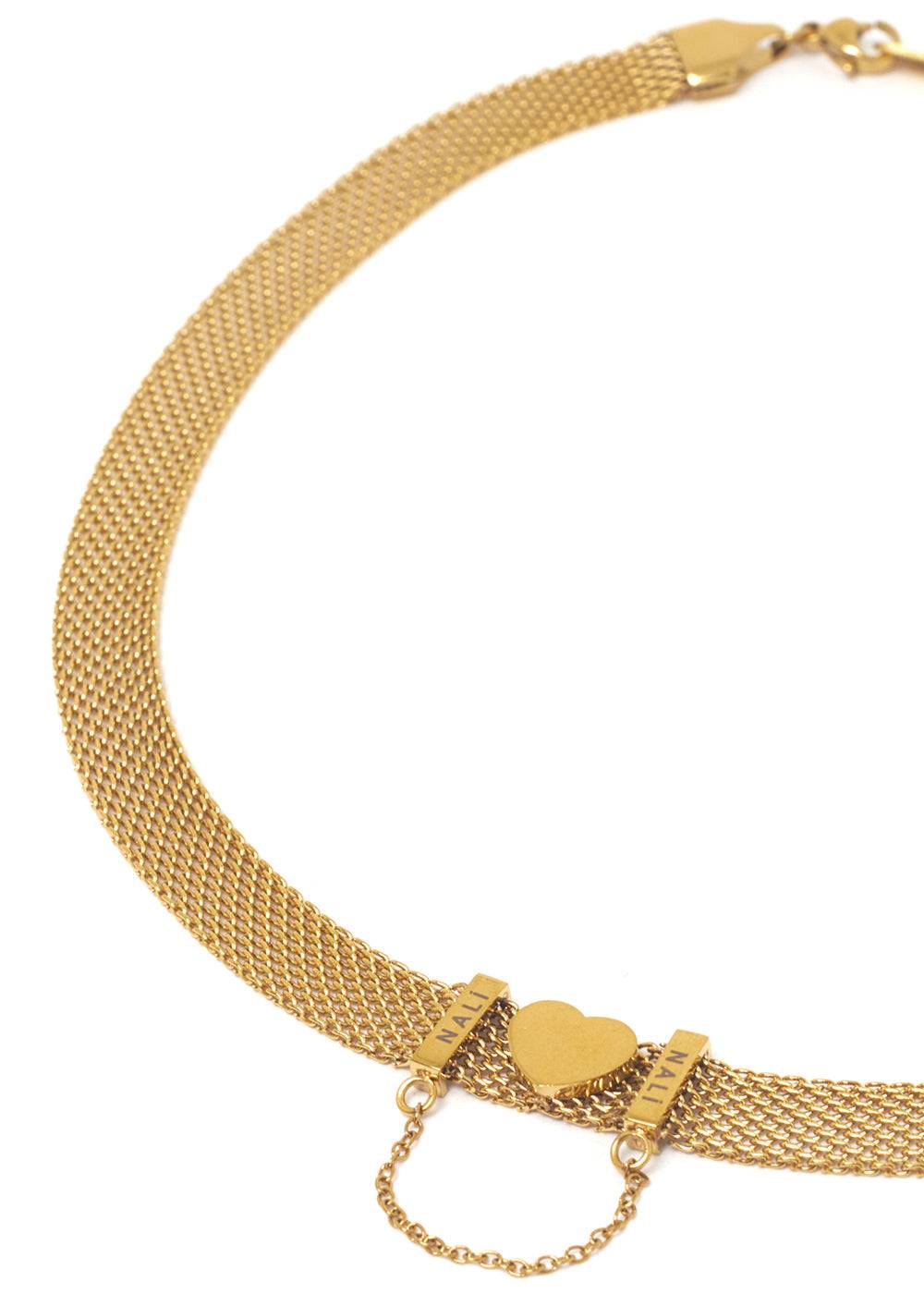 Nalí HEART NECKLACE IN STAINLESS STEEL Hotsell