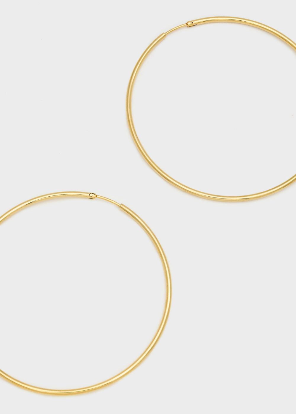 Nalí LILA GOLD BIG HOOP EARRINGS S.STEEL Saldi Di Fabbrica
