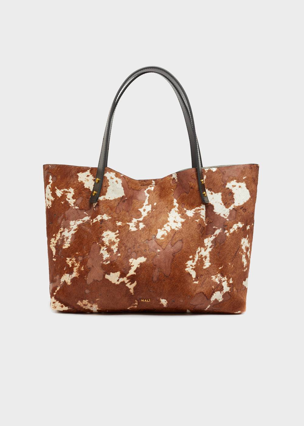 Nalí DESIRE TOTE BAG IN REAL LEATHER COW In Saldo