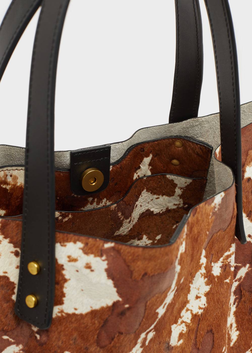 Nalí DESIRE TOTE BAG IN REAL LEATHER COW In Saldo