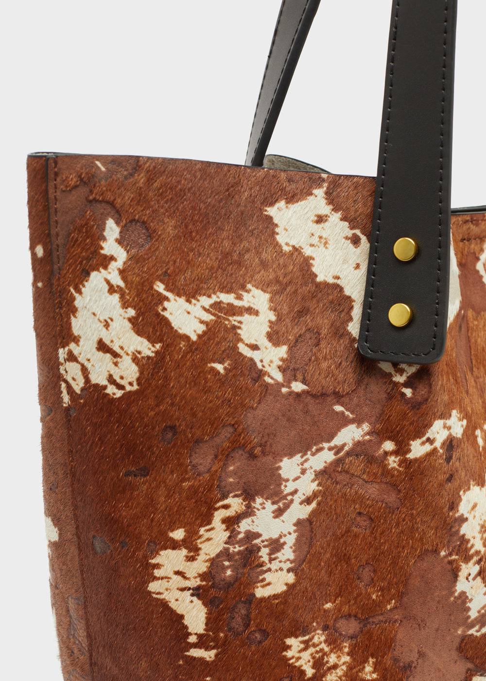 Nalí DESIRE TOTE BAG IN REAL LEATHER COW In Saldo