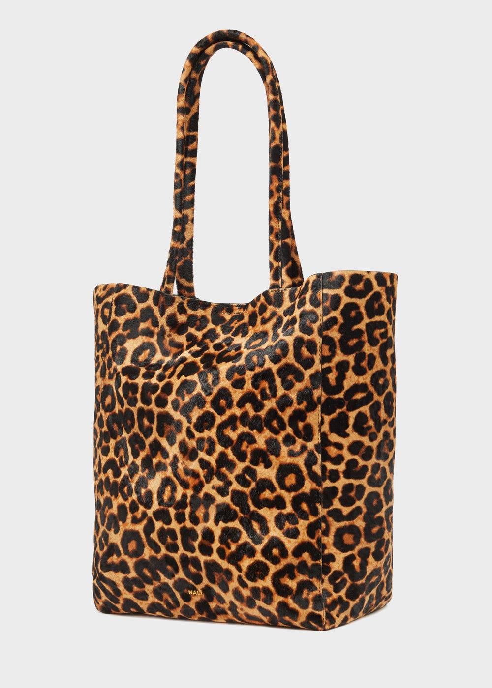 Nalí ELLA SHOULDER BAG IN REAL LEATHER ANIMALIER 2025