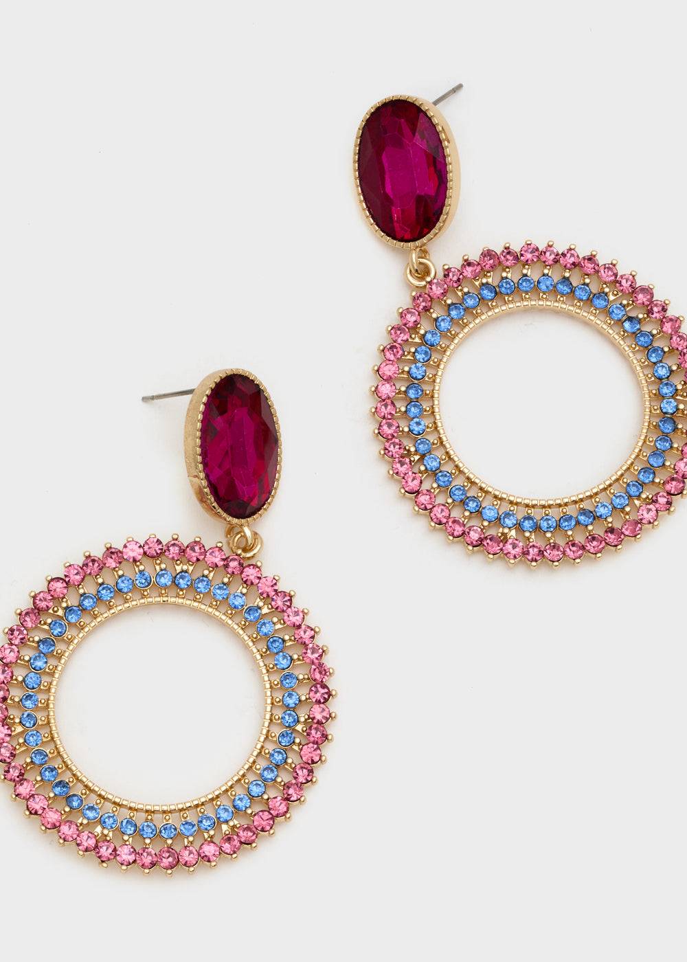 Nalí SILVY PENDANT EARRINGS W/ STONES + COLORS Fino al 60% di sconto