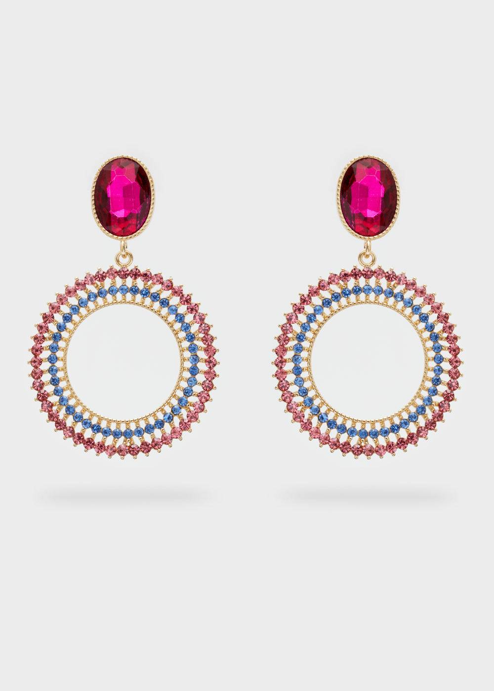 Nalí SILVY PENDANT EARRINGS W/ STONES + COLORS Fino al 60% di sconto