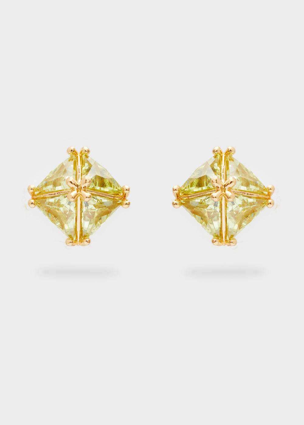 Nalí STUD LOBE EARRINGS W/ ZIRCONS + COLORS Nuovo