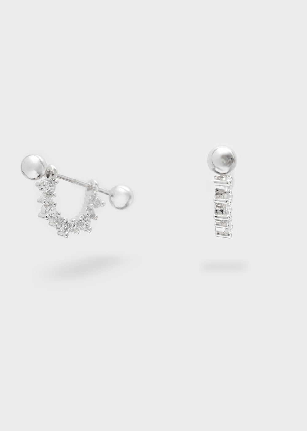 Nalí SIENNA LOBE EARRINGS W/ ZIRCONS + COLORS Vendita
