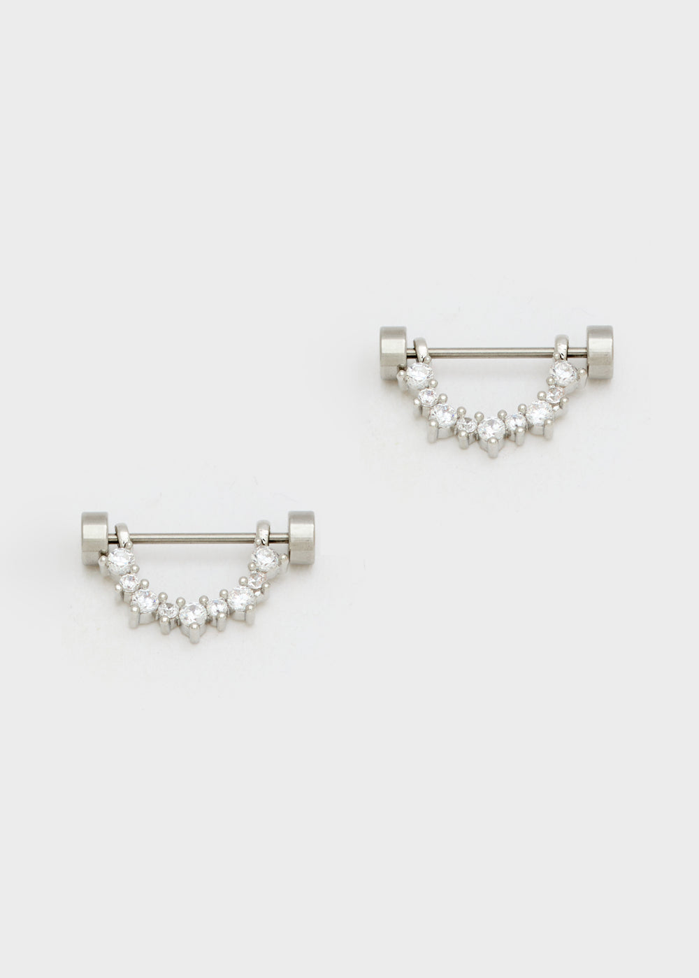 Nalí SIENNA LOBE EARRINGS W/ ZIRCONS + COLORS Vendita