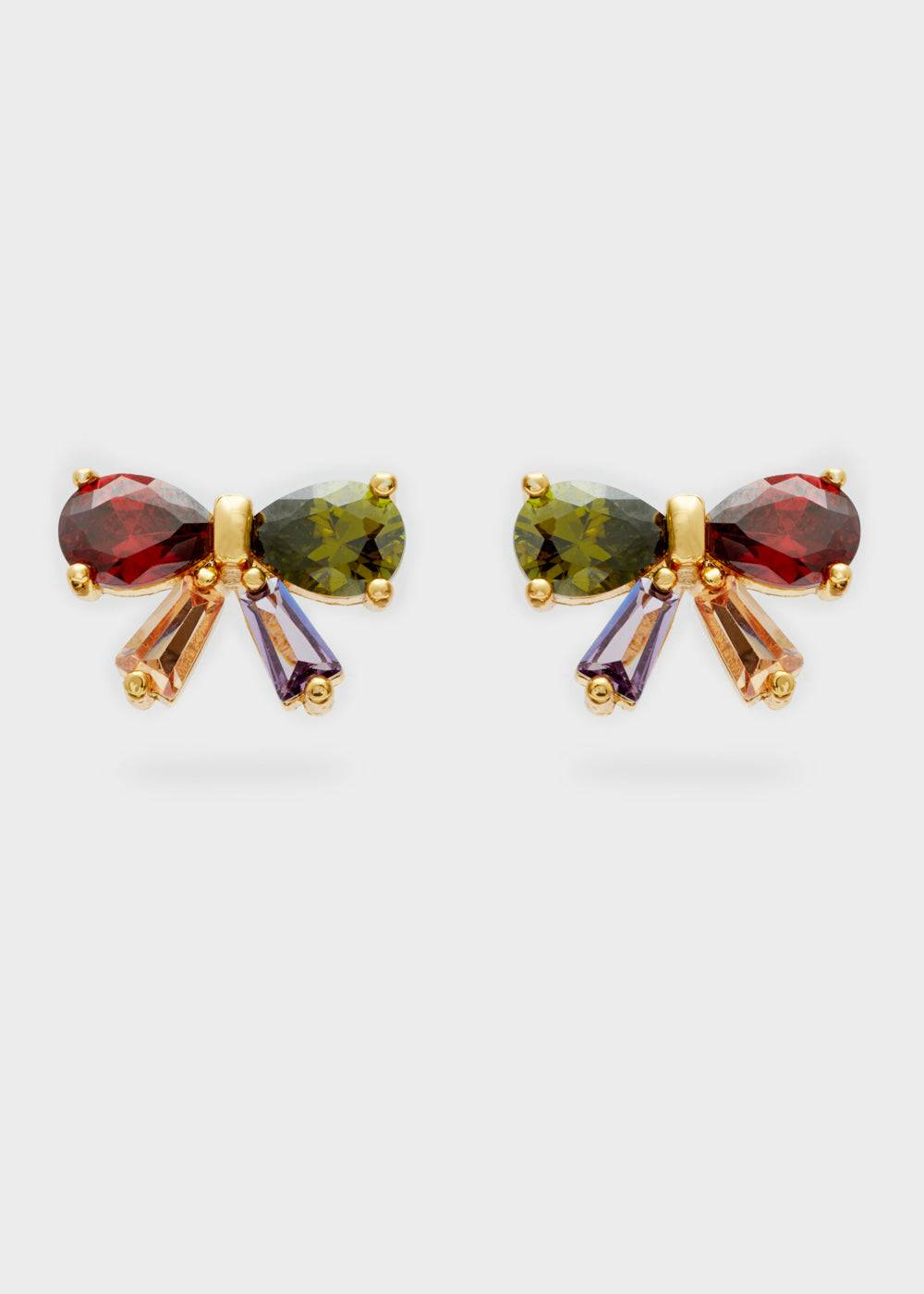 Nalí BOW LOBE EARRINGS ZIRCONS + COLORS Promozione