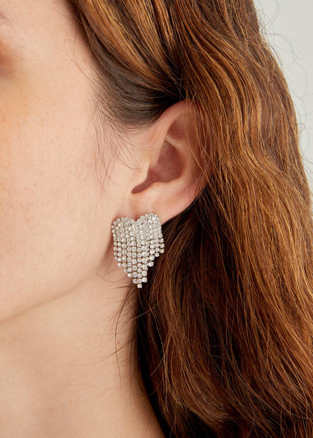 Nalí BABY HEART EARRINGS W/ STONES + COLORS Soddisfazione Garantita